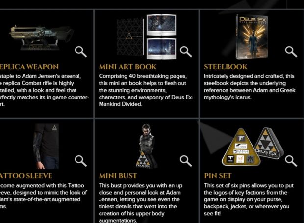 Co chcielibyście zobaczyć w edycji kolekcjonerskiej Deus Ex: Mankind Divided?