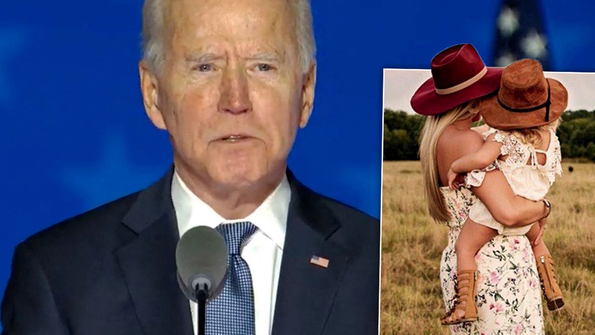 Joe Biden i jego wnuczka