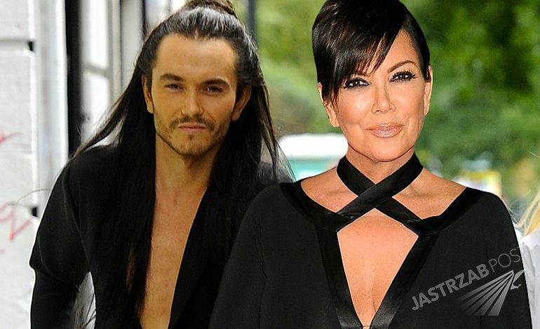 Kajetan Góra spotkał Kris Jenner na lotnisku