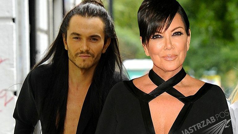Kajetan Góra spotkał Kris Jenner na lotnisku