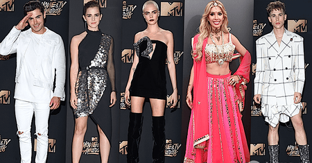 Gwiazdy na MTV Movie Awards 2017: Emma Watson, Zac Efron, Cara Delevingne [GALERIA + ZWYCIĘZCY]