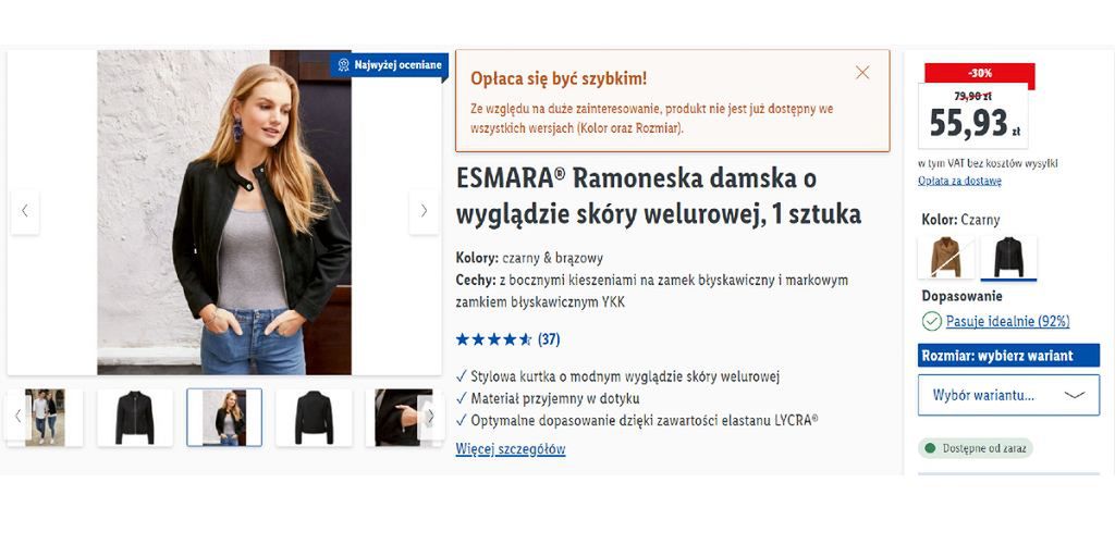 Ramoneska Lidl na przecenie