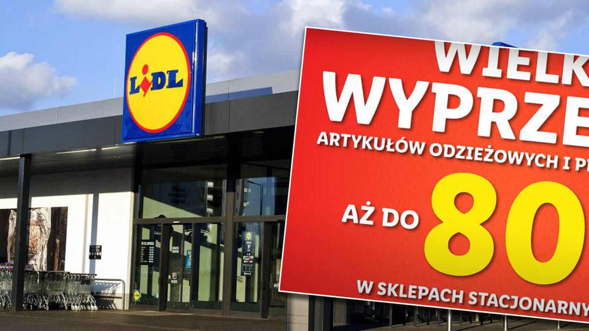 Lidl odpalił sezonową wyprzedaż. Jest o 80% taniej! Tak wielkich przecen jeszcze nie było