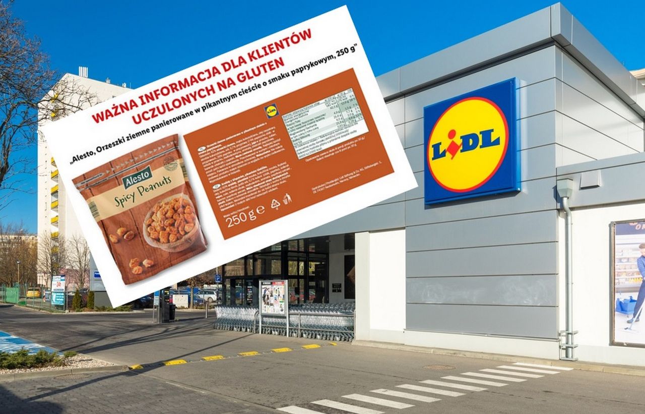 Lidl wycofuje produkt. Ze względu na "obecność niezadeklarowanego składnika"