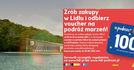 Lidl Podróże przechodzi do konkretów. Bon już za 100 zł zakupów