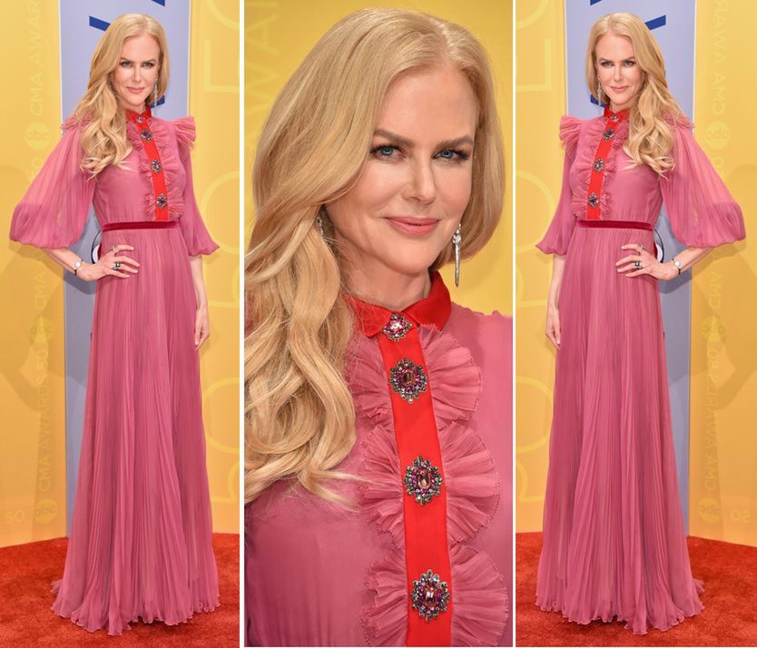 LOOK OF THE DAY: Nicole Kidman w sukience Gucci