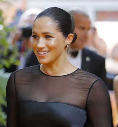 Meghan Markle podczas premiery Króla Lwa