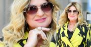 Beata Kozidrak kusi zgrabnymi nogami przed studiem "DDTVN". Gwiazda wykorzystała piękną pogodę i wskoczyła w krótkie spodenki