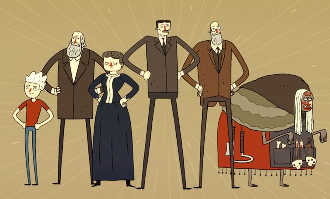 Maria Curie-Skłodowska w internetowej kreskówce