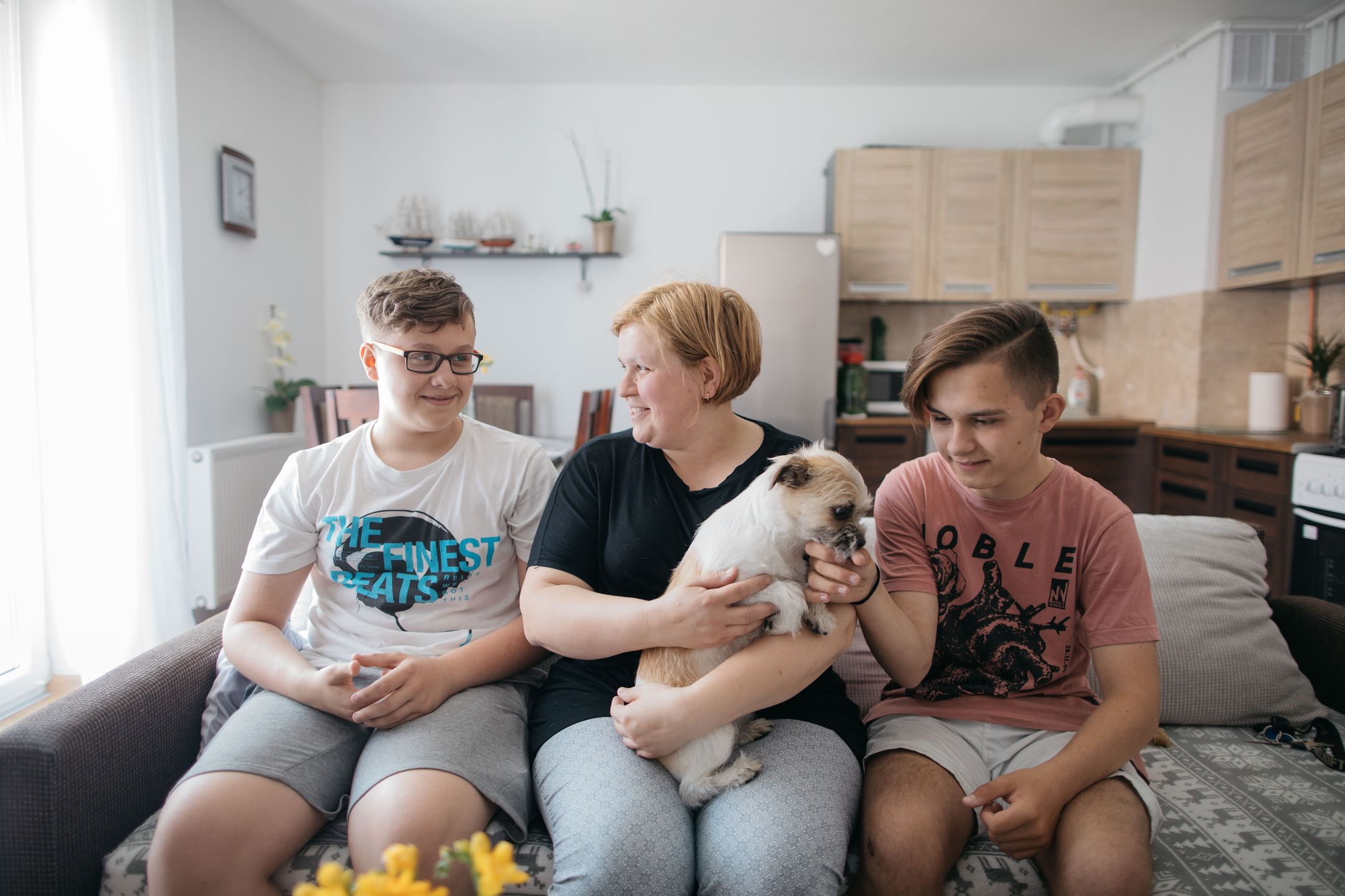 Pani Magdalena z synami już prawie urządzeni w swoim Mieszkaniu+ 