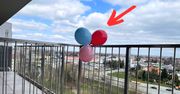 Coraz więcej osób wiesza balonik na balkonie? Rozwiązuje pewien irytujący problem
