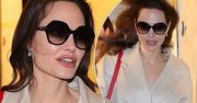 Zjawiskowa Angelina Jolie w luksusowym wydaniu przyłapana na zakupach w Paryżu! Jej płaszczyk to prawdziwa perła!