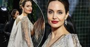 O tej kreacji będą mówić wszyscy! Angelina Jolie w Londynie promowała "Czarownicę 2" w sukni na miarę Oscarów