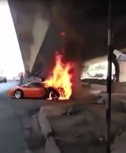Tak płonie auto za 400 tys. euro