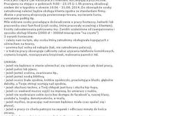 Praca na stojąco, siedem dni w tygodniu