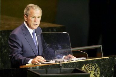 Bush wzywa do walki z terroryzmem i nędzą