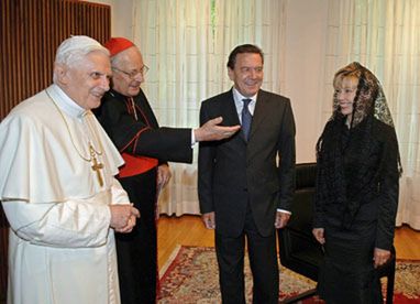 Papież spotkał się z niemieckimi politykami