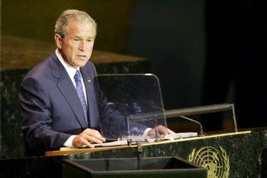Bush wzywa do walki z terroryzmem i nędzą