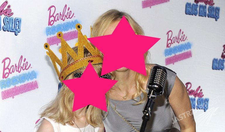 Gwiazdy na premierze "Barbie Rockowa Księżniczka". Kto przyszedł z dziećmi, a kto sam?