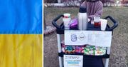 Dziewczynki wystawiły stoisko z herbatą. Cały dochód przekazują na pomoc Ukrainie
