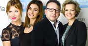 Eleganckie gwiazdy na licytacji w Centrum Olimpijskim: Monika i Zbigniew Zamachowscy, Agata Załęcka, Ewa Mielnicka...