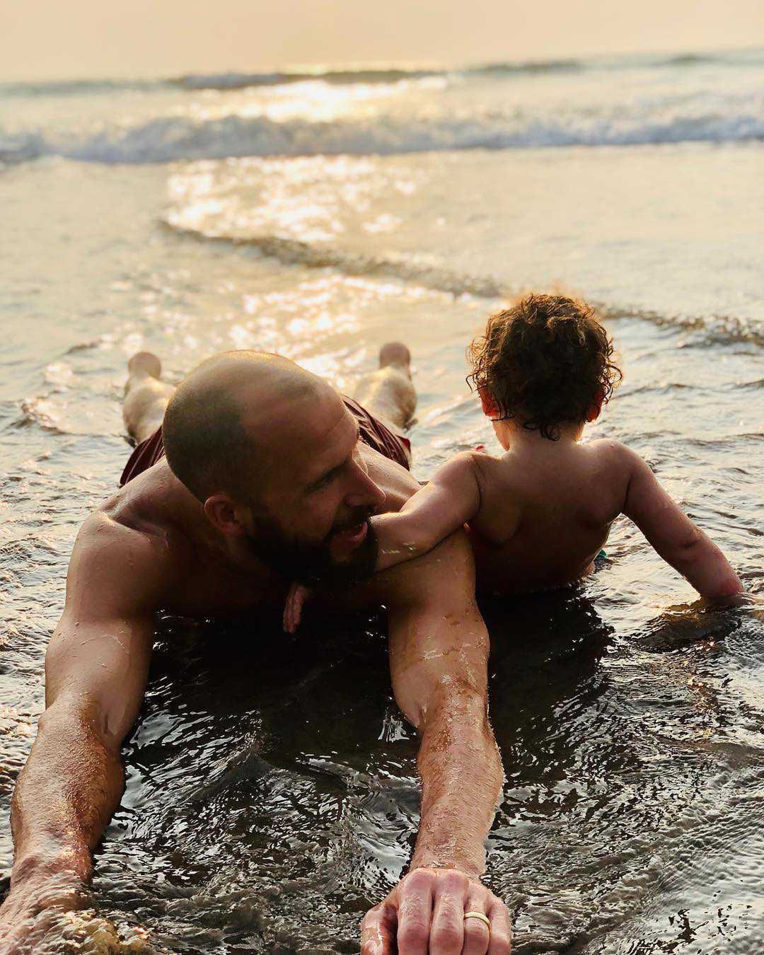 Sam Burrows z córką Jessie Ware