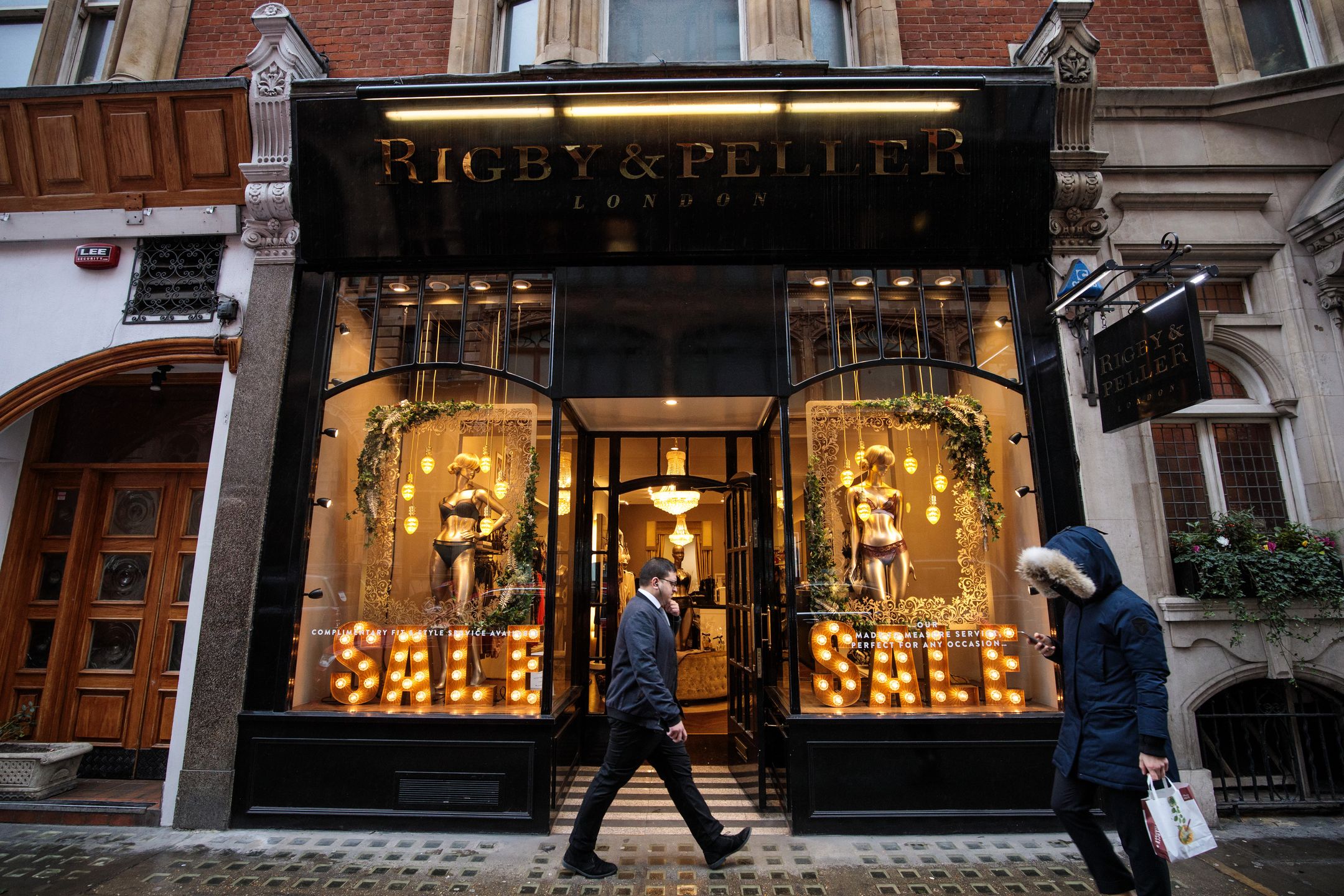 Sklep Rigby & Peller w Londynie. 