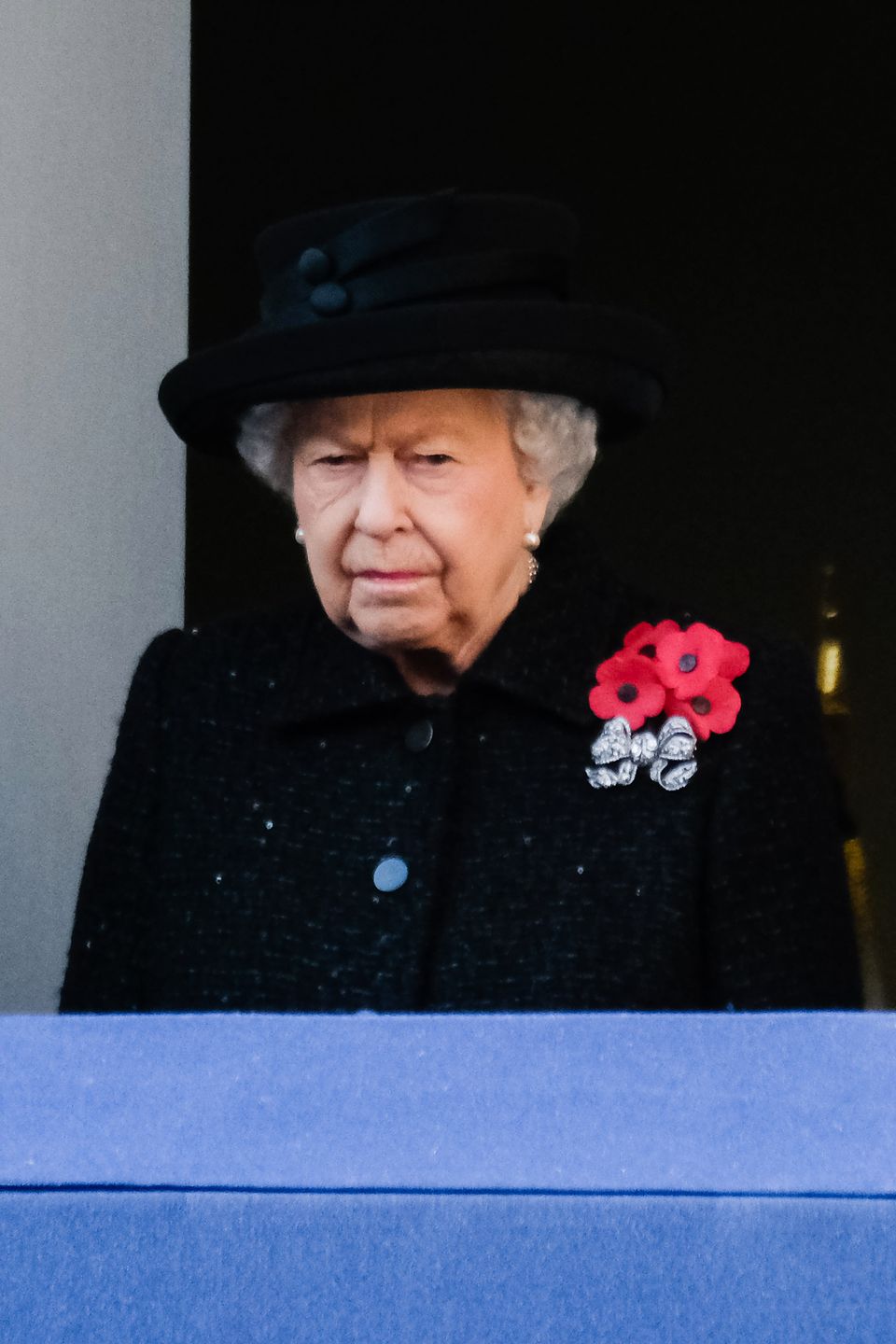 Her Majesty The Queen attends the  National Service of Remembrance at the Cenotaph on Sunday 10 November 2019 at Whitehall, London. . Picture by Julie Edwards/LFI/Avalon. All usages must be credited Julie Edwards/LFI/Avalon. 