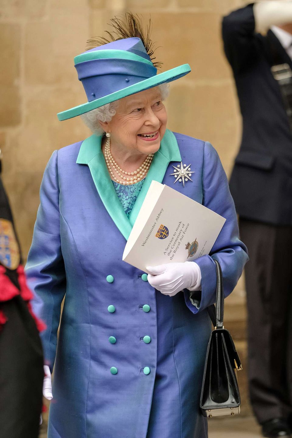 Królowa Elżbieta podczas święta Royal Air Force