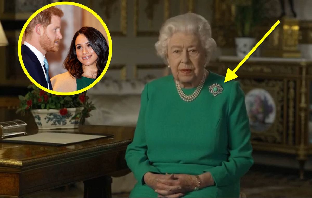 Subtelny sygnał królowej Elżbiety dla Meghan i Harry'ego