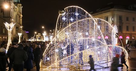 I zrobiło się naprawdę świątecznie w Warszawie