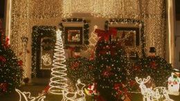 Dekoracje przed niemieckim domem