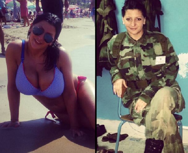 "Najpiękniejsze piersi” Serbii poszły do wojska