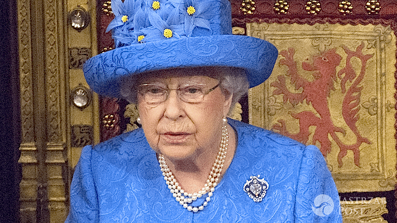 Królowa Elżbieta II kapelusz UE