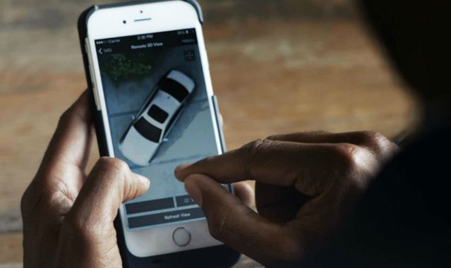 BMW oferuje w serii 5 możliwość zdalnego podglądu samochodu przez urządzenie mobilne