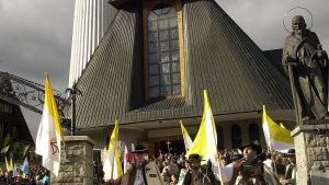 Banderie konne podczas Dnia Papieskiego w Zakopanem