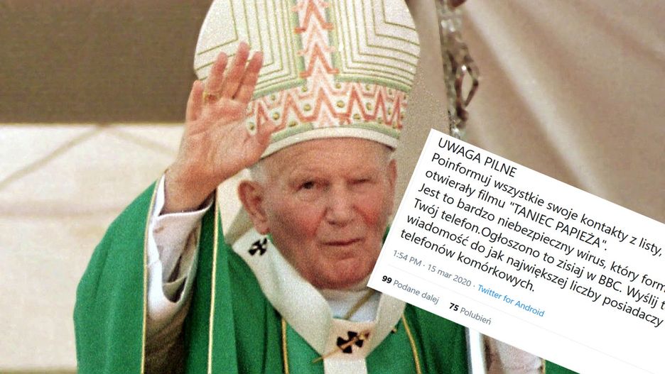 "Taniec papieża" to zwykły żart