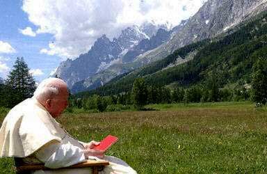 Papież zakończył wakacje w górach
