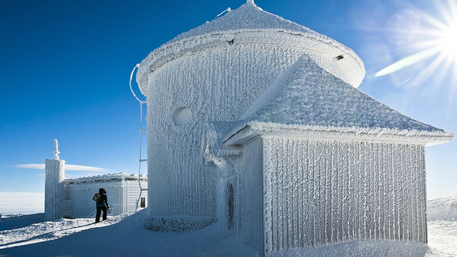 Odczuwalna temperatura na Śnieżce 27 lutego wynosi -50 st. C