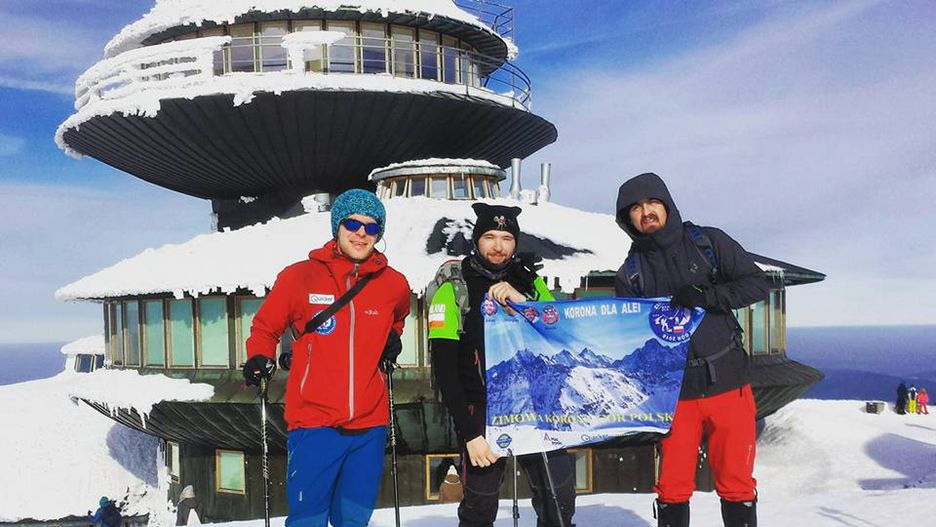 Pierwszego dnia wyprawy uczestnicy weszli m.in. na Śnieżkę