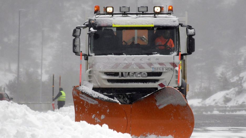 Śnieg w Hiszpanii utrudnił życie mieszkańcom
