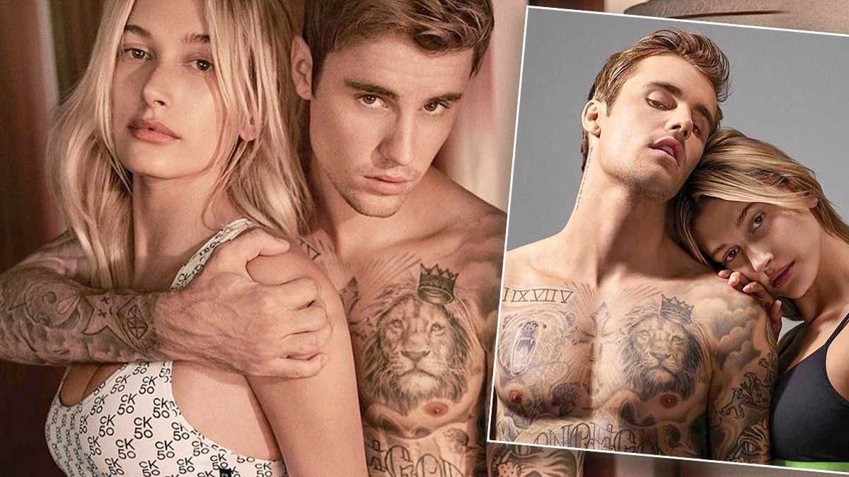 Justin Bieber z żoną, Calvin Klein