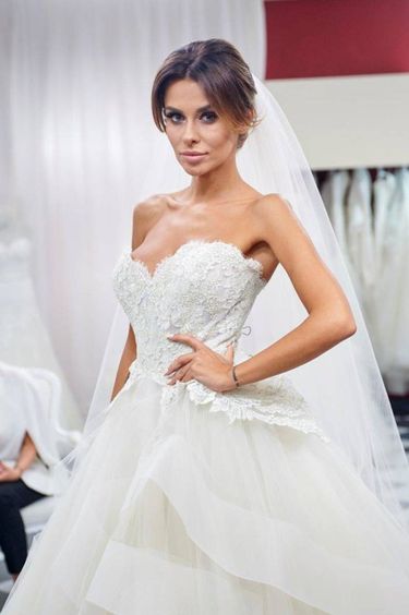 Natalia Siwiec w sukni ślubnej