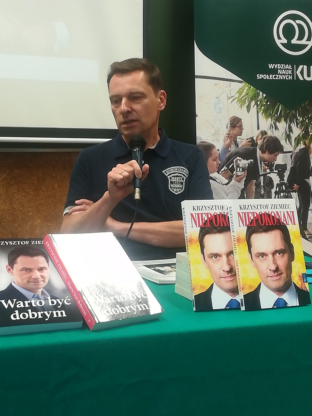 Krzysztof Ziemiec w Lublinie. 