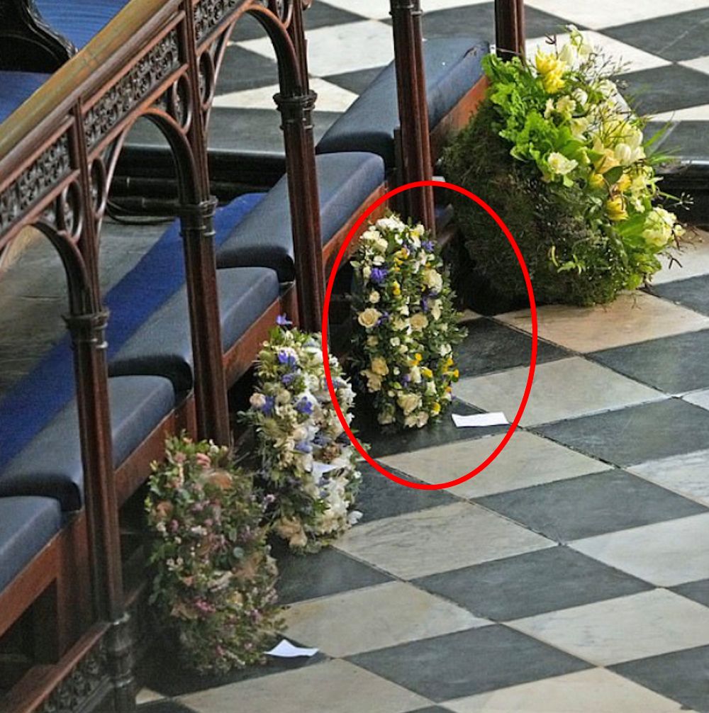 Wieniec od Meghan Markle na pogrzebie księcia Filipa