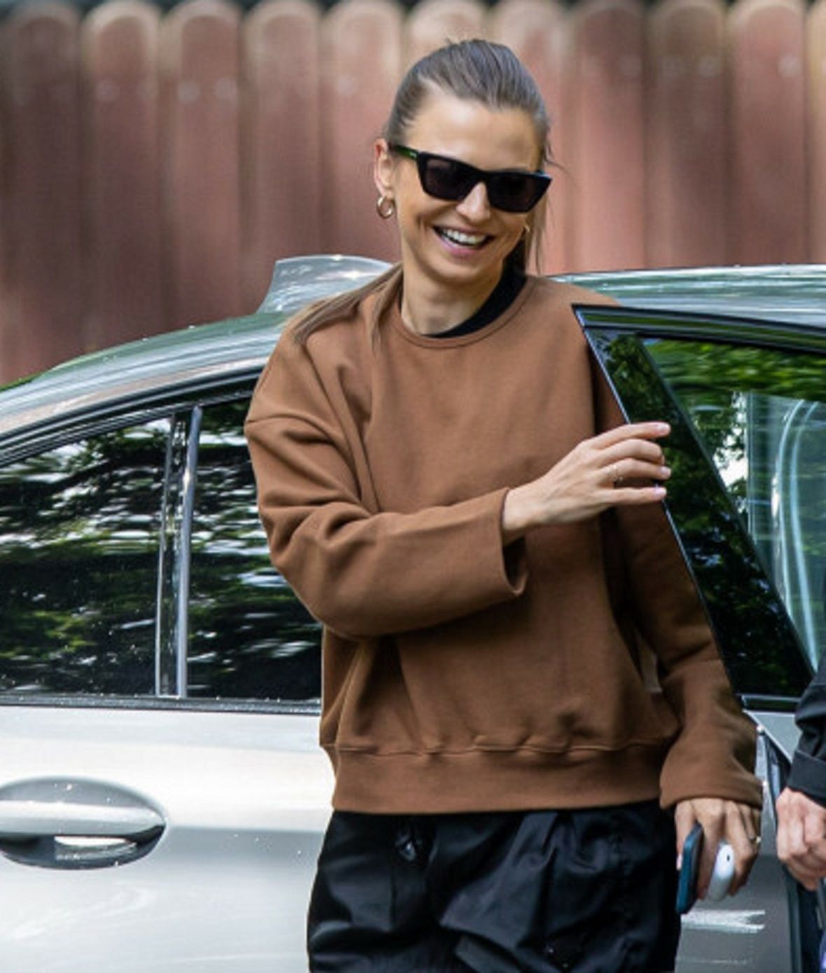 Anna Lewandowska na strzelnicy w Opalenicy