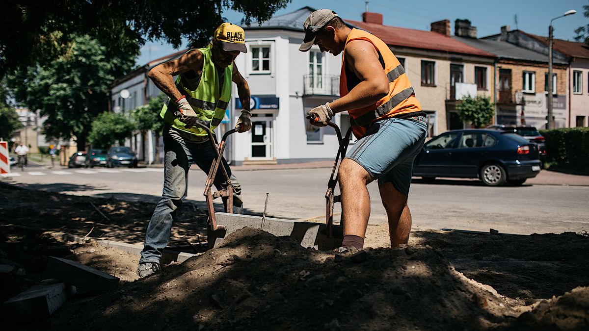 W Szydłowcu niedaleko Radomia bezrobocie jest największe.