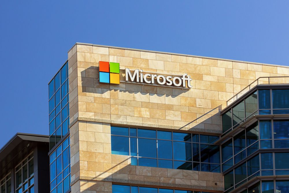 Budynek Microsoftu w Santa Clara w Kaliforni w USA.
