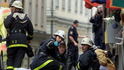 Akcja ratunkowa ofiar zmotoryzowanego szaleńca