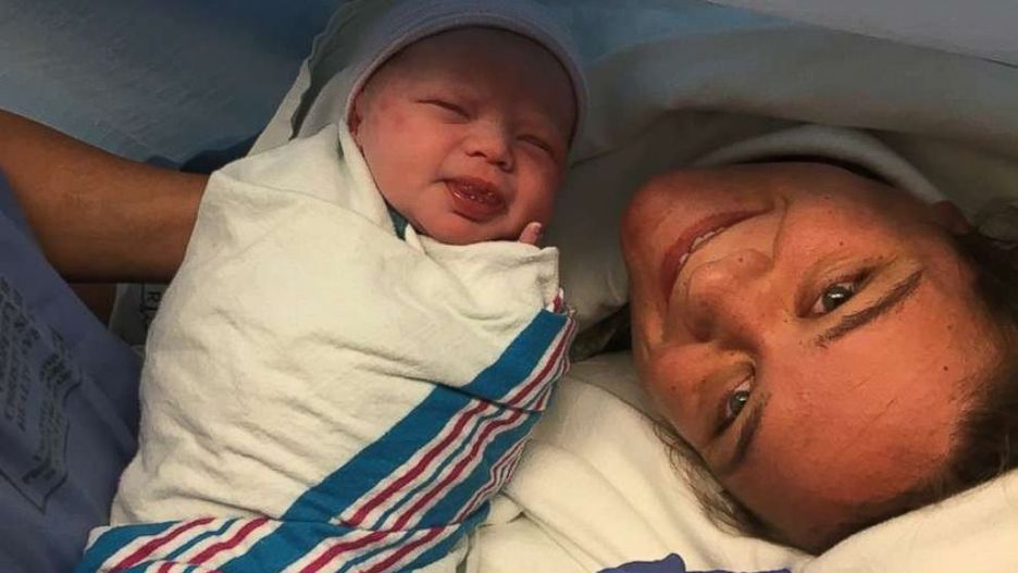 Danielle Weeks z córeczką Loralynn